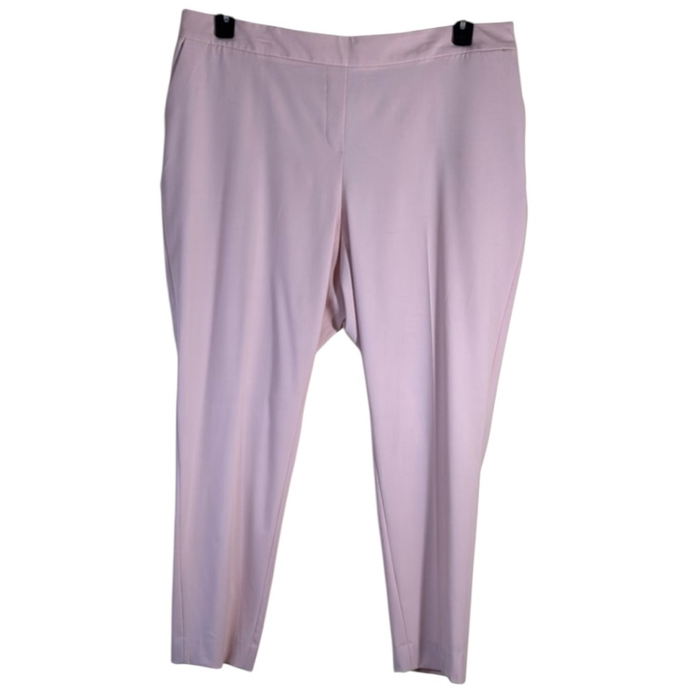 Calvin Klein Light Pink Cropped Stretch Ankle Pants